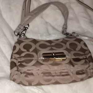 Coach Kristen sateen crossbody bag.